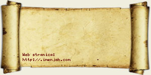 Jana Rebrača vizit kartica